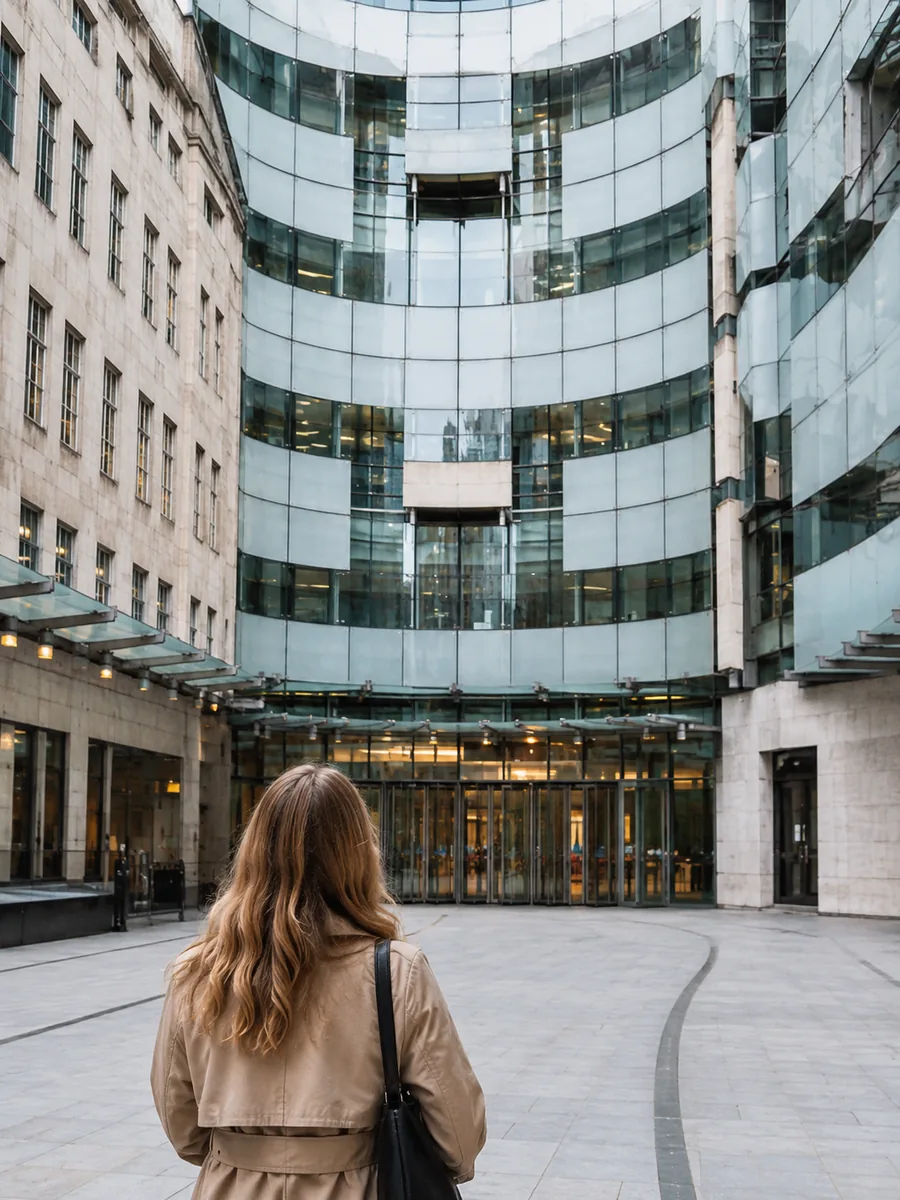 Vue à la BBC Broadcasting House